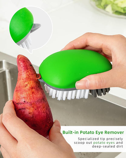 Fruit and Vegetable Cleaning Brush with Non Slip Comfortable Grip