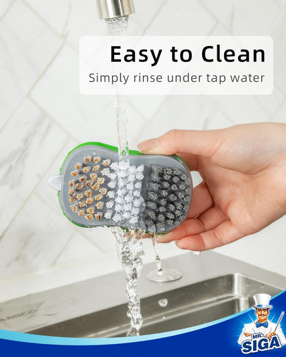 Fruit and Vegetable Cleaning Brush with Non Slip Comfortable Grip