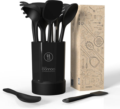 Silicone Kitchen Utensils Set, Utensils Sets for Cooking, Dishwasher Safe