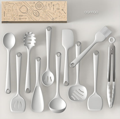 Silicone Kitchen Utensils Set, Utensils Sets for Cooking, Dishwasher Safe