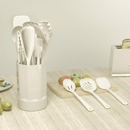 Silicone Kitchen Utensils Set, Utensils Sets for Cooking, Dishwasher Safe