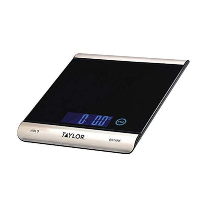 3851 High-Capacity Digital Kitchen Scale, 33 lb, Black