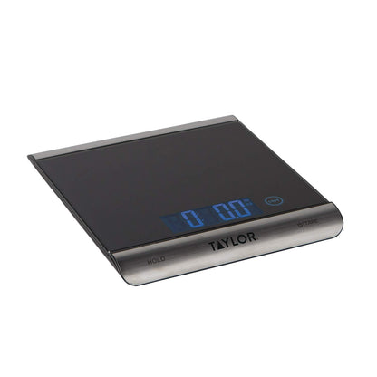 3851 High-Capacity Digital Kitchen Scale, 33 lb, Black