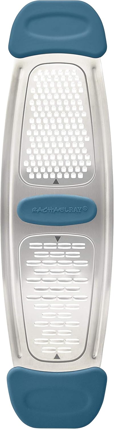 Rachael Ray Multi Stainless Steel Grater, Marine Blue, Small