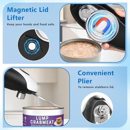 Rechargeable Electric Can Opener for Seniors