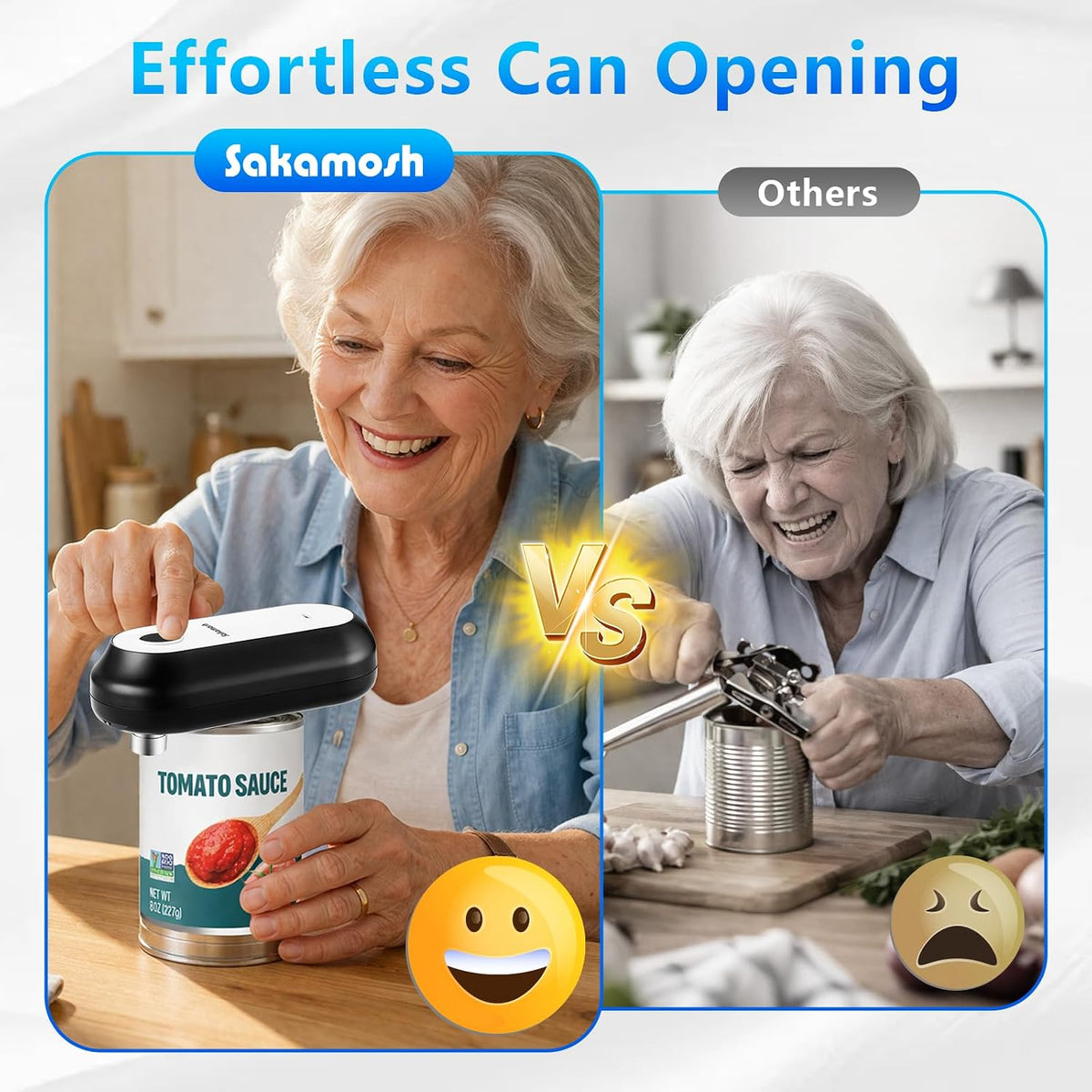 Rechargeable Electric Can Opener for Seniors