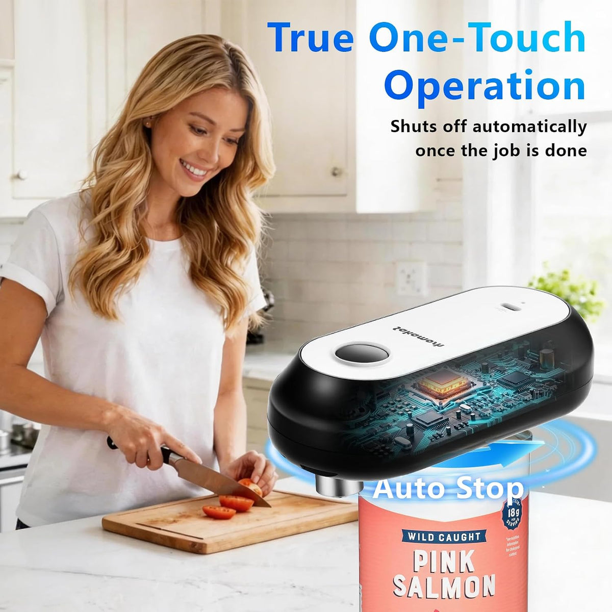 Rechargeable Electric Can Opener for Seniors