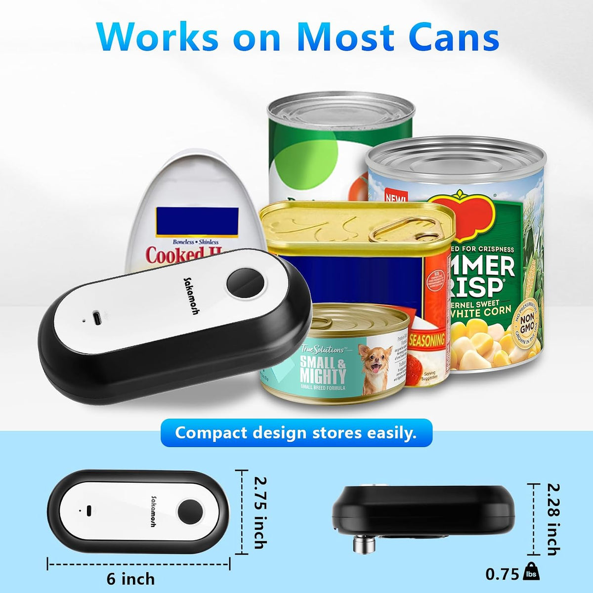 Rechargeable Electric Can Opener for Seniors