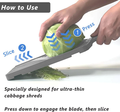 Large Cabbage Shredder 1mm Ultra-Thin Mandoline Slicer