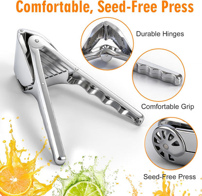 Lemon Squeezer, Stainless Steel Lemon Juicer, Dishwasher Safe