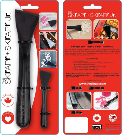 Plastic Scraper Tool, 2 Pack, Non-Scratch, 1.7 Inch Wide Blade