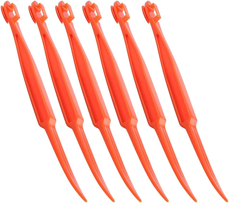 Orange Peelers, 6Pcs Plastic Easy Slicer Cutter Peeler Remover Opener Kitchen Accessories Knife Cooking Tool Kitchen Gadget (New)