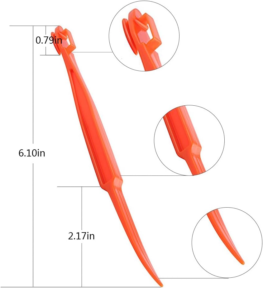 Orange Peelers, 6Pcs Plastic Easy Slicer Cutter Peeler Remover Opener Kitchen Accessories Knife Cooking Tool Kitchen Gadget (New)