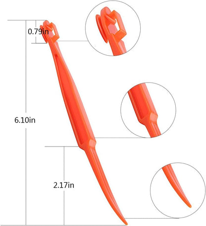 Orange Peelers, 6Pcs Plastic Easy Slicer Cutter Peeler Remover Opener Kitchen Accessories Knife Cooking Tool Kitchen Gadget (New)