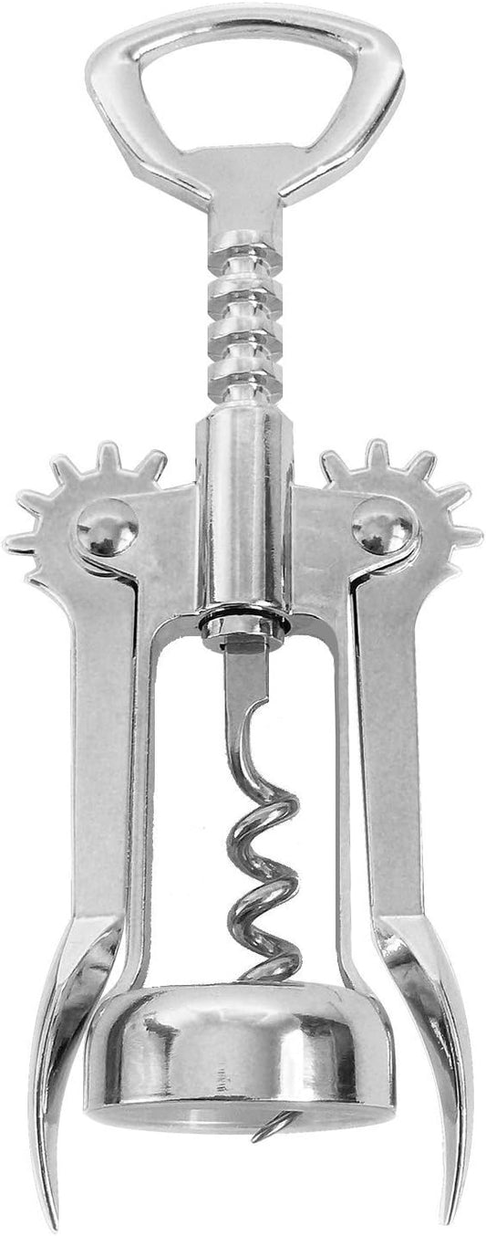 Wing Corkscrew Wine Opener - Premium All-in-one Wine Corkscrew and Bottle Opener - Risk Free