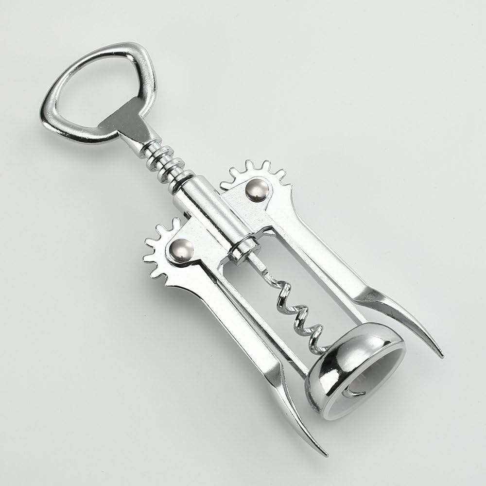 Wing Corkscrew Wine Opener - Premium All-in-one Wine Corkscrew and Bottle Opener - Risk Free