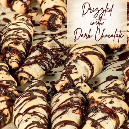 Sugar Free Pastries | Chocolate Croissant Chocolate Babka Bread | Breakfast Pastry | Dairy & Nut Free | Preservative Free | Unique for Holidays & Birthdays | 10 oz