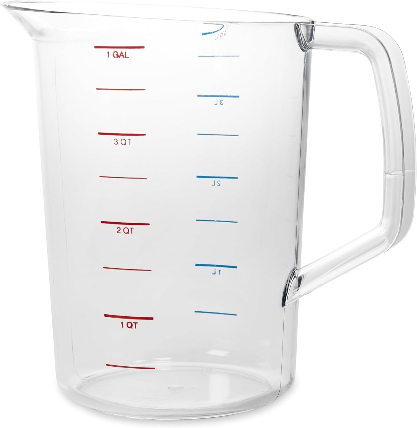 Bouncer Clear Measuring Cup, 1-Cup /0.25-Quart, Clear, Strong Food Grade, Easy Read for Liquid/Dry Ingredients, for Home/Professional Kitchen