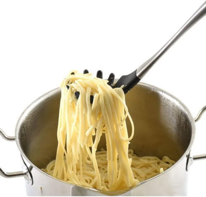 Stainless Steel and Silicone Pasta Server