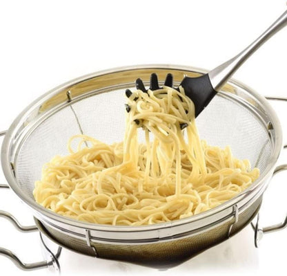 Stainless Steel and Silicone Pasta Server