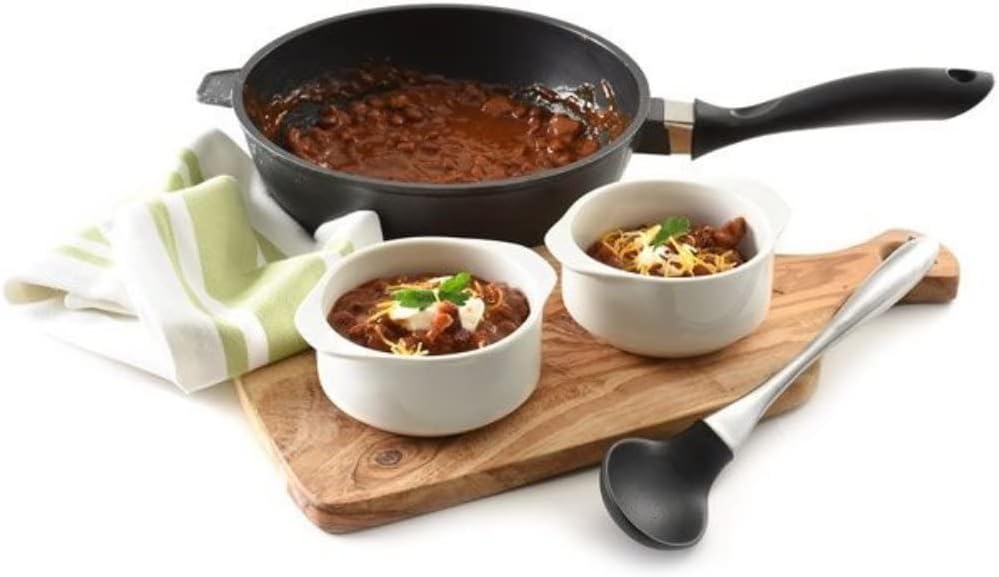 Stainless Steel and Silicone Pasta Server