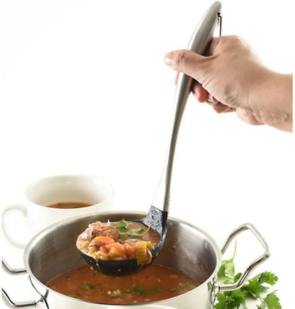 Stainless Steel and Silicone Pasta Server