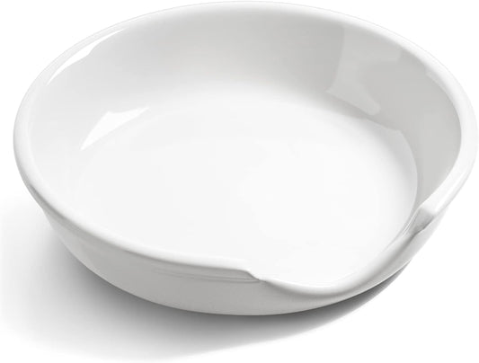 Ceramic Spoon Rest, 4.8 Inch Spoon Rest for Stove Top, Spoon Holder for Kitchen Counter, Coffee Spoon rest, Utensil Rest for Cooking, True White