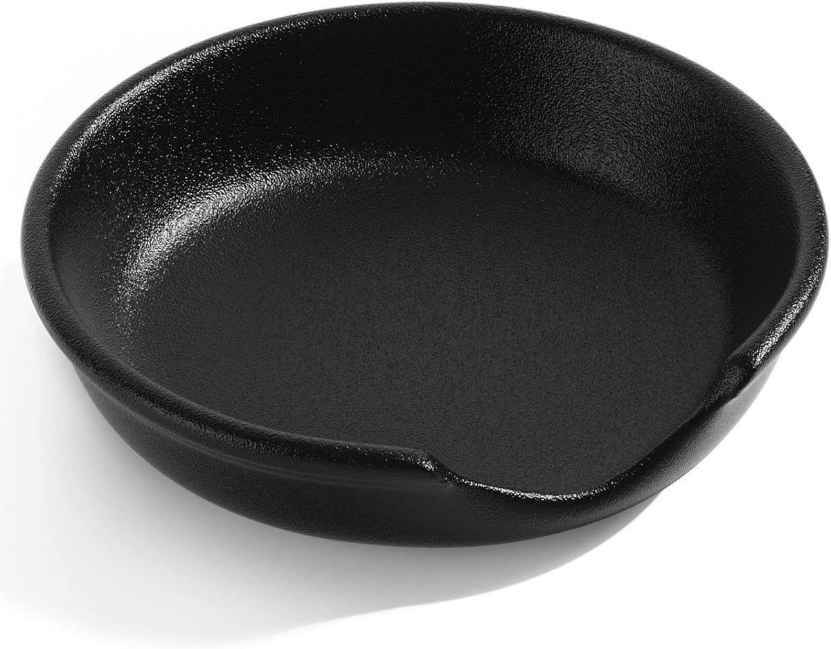 Ceramic Spoon Rest, 4.8 Inch Spoon Rest for Stove Top, Spoon Holder for Kitchen Counter, Coffee Spoon rest, Utensil Rest for Cooking, True White