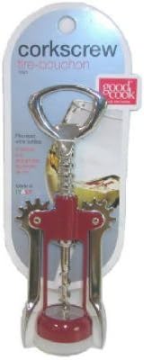Red Wing - Corkscrew - Metal Wine Bottle Opener, Unpolished Finish, Red