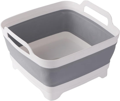 Collapsible Dish Basin, Washing Basin for 9L large Capacity, Pink