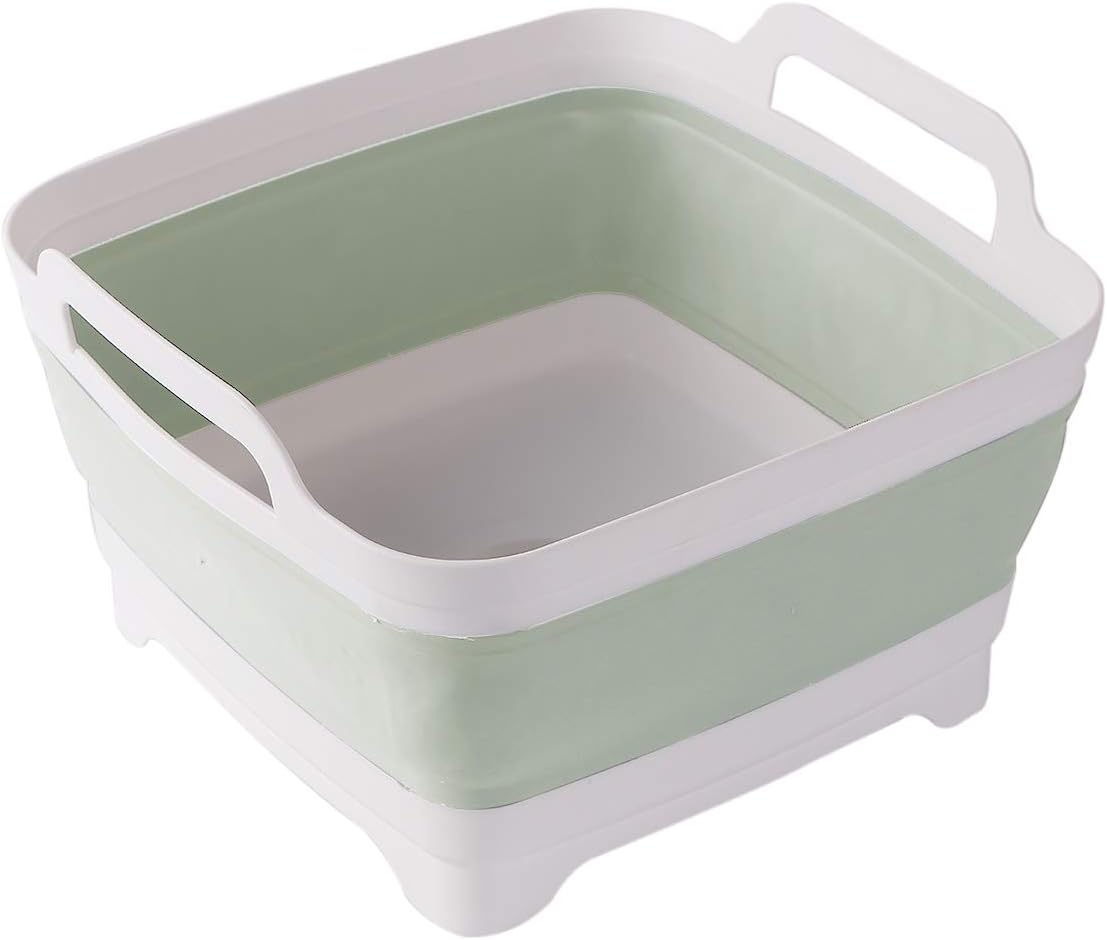 Collapsible Dish Basin, Washing Basin for 9L large Capacity, Pink
