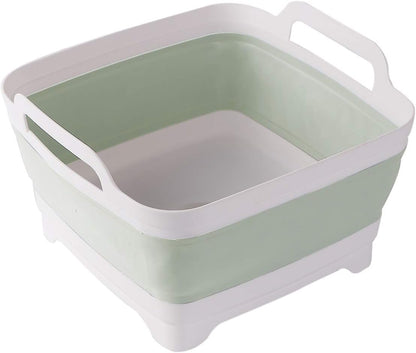 Collapsible Dish Basin, Washing Basin for 9L large Capacity, Pink