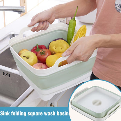 Collapsible Dish Basin, Washing Basin for 9L large Capacity, Pink