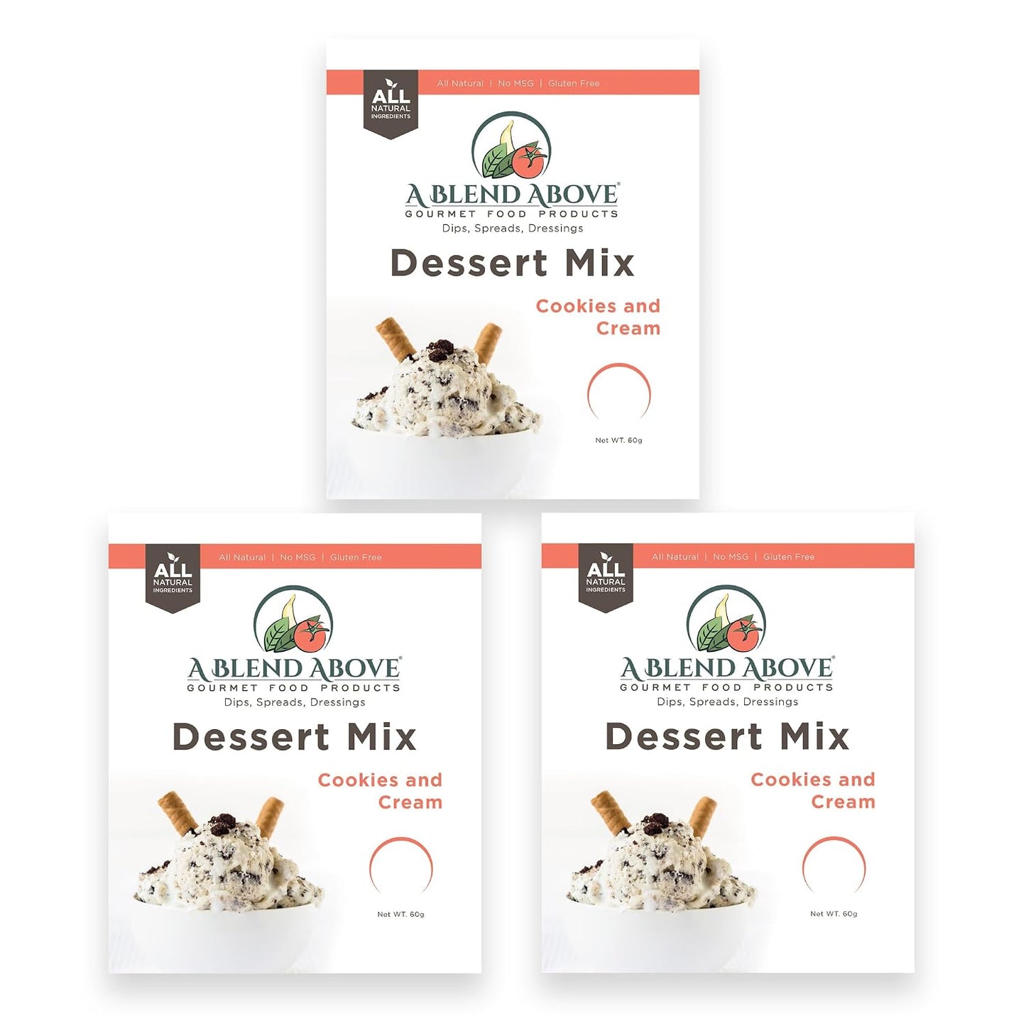 Banana Cream No-Bake Dessert Mix, 3 Pack, No-Bake Cheesecake, Fruit Dip, Dessert Mix, Bagel Topping, Frosting, Cheesecake Filling, Quick and Easy to Make, Makes 16 Ounces, Cream Cheese