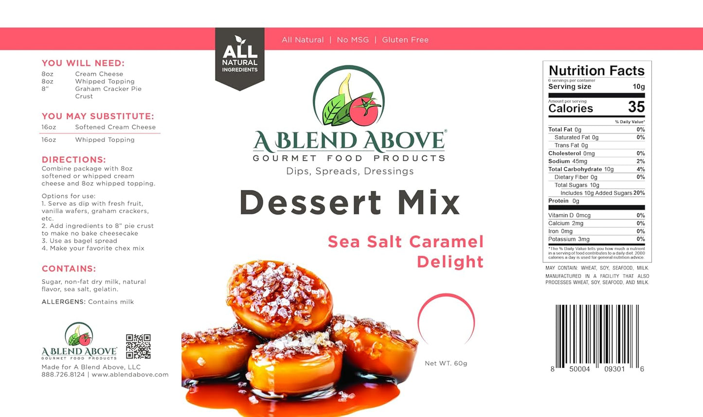 Banana Cream No-Bake Dessert Mix, 3 Pack, No-Bake Cheesecake, Fruit Dip, Dessert Mix, Bagel Topping, Frosting, Cheesecake Filling, Quick and Easy to Make, Makes 16 Ounces, Cream Cheese
