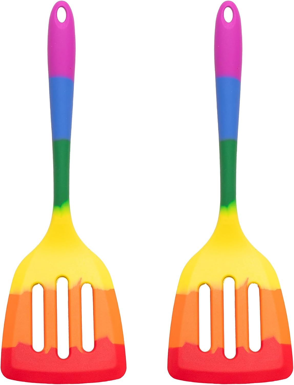 Cooking With Pride Non-Stick Pastry Brush, Heat-Safe Silicone With Iron Core, 8.5-Inch