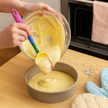 Cooking With Pride Non-Stick Pastry Brush, Heat-Safe Silicone With Iron Core, 8.5-Inch