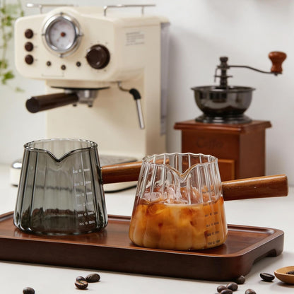 6OZ Espresso Shot Cups with Scale, Glass Measuring Cup, Coffee Accessories