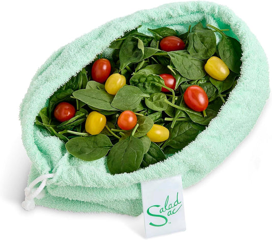 Kitchen Salad Sac Storage Bag, Natural Cotton