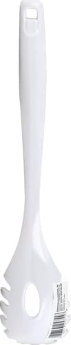 Classic Pasta Server BPA-Free Dishwasher Safe Melamine Construction, 12-Inch, White