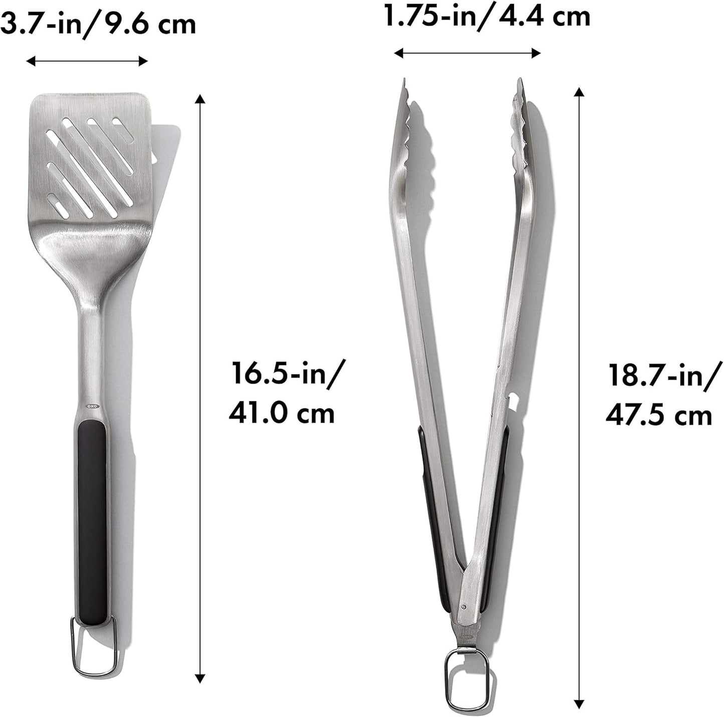 Outdoor Grilling Turner and Tongs Set
