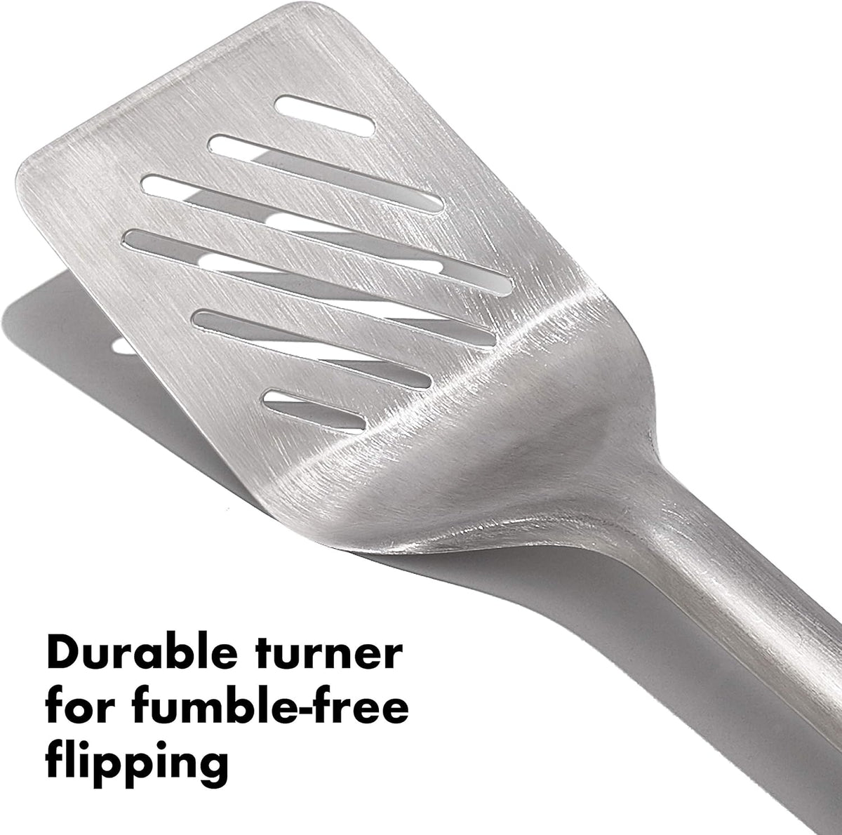 Outdoor Grilling Turner and Tongs Set