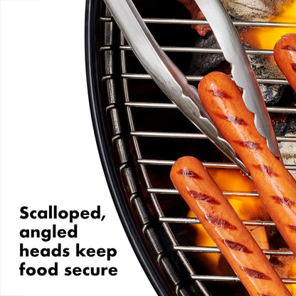 Outdoor Grilling Turner and Tongs Set