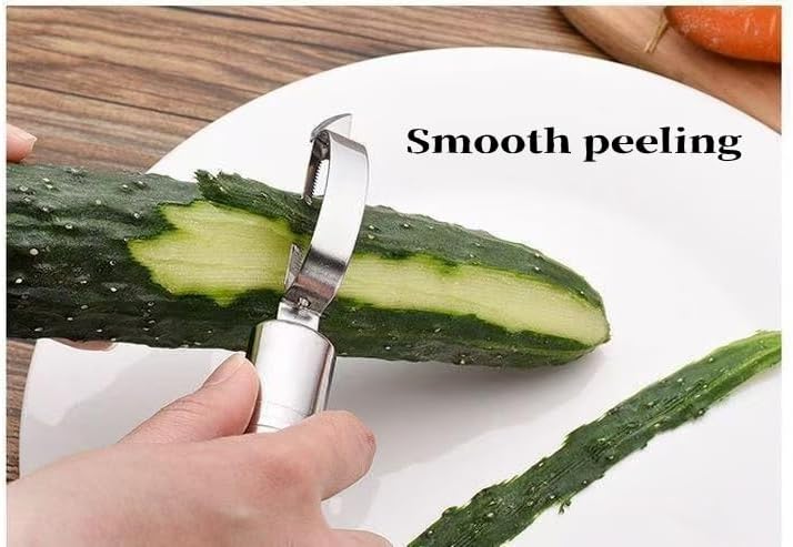 Apple and Potato Peeler 3-Piece Set, Stainless Steel Vegetable Peeler with Y-Shaped & Straight Blade, Includes Julienne Peeler for Effortless Peeling, Shredding of Carrots, Cucumbers