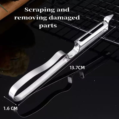 Apple and Potato Peeler 3-Piece Set, Stainless Steel Vegetable Peeler with Y-Shaped & Straight Blade, Includes Julienne Peeler for Effortless Peeling, Shredding of Carrots, Cucumbers