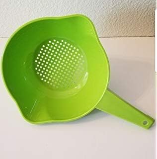 Small 1 Quart Colander with Handle in Apple