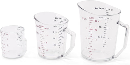 Cambro 200MCCW 2 qt Capacity, Camwear Clear Polycarbonate Liquid Measuring Cup (200MCCW135)