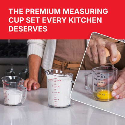 Cambro 200MCCW 2 qt Capacity, Camwear Clear Polycarbonate Liquid Measuring Cup (200MCCW135)