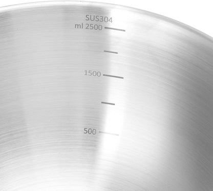 Stainless Steel Strainer Colander, Colander Large Metal Strainer for Kitchen, Colander Strainer Fine Mesh Strainer for Washing Vegetables, Fruit, Beans & Pasta(Basin+Mesh Sieve)