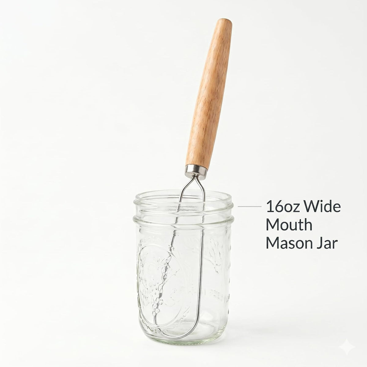 Sourdough Starter Stirring Hook and Danish Dough Whisk | Small Size to Fit in Jars | Improve the Mixing Standard Of Your Starter For Better Baking Results | .